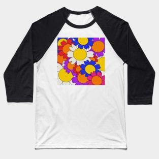 flower power daisies Baseball T-Shirt